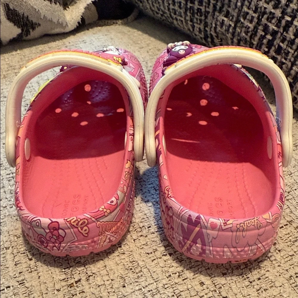 Pre-loved sanrio hello kitty and friends crocs